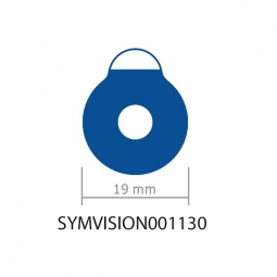 Blue Superior Hydrophobic Blocking Pads, 19mm, 1000 pc/rl - Image 2