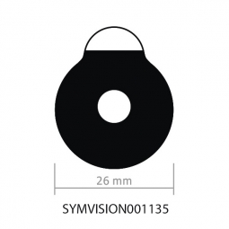 26mm Black Excellent Blocking Pads