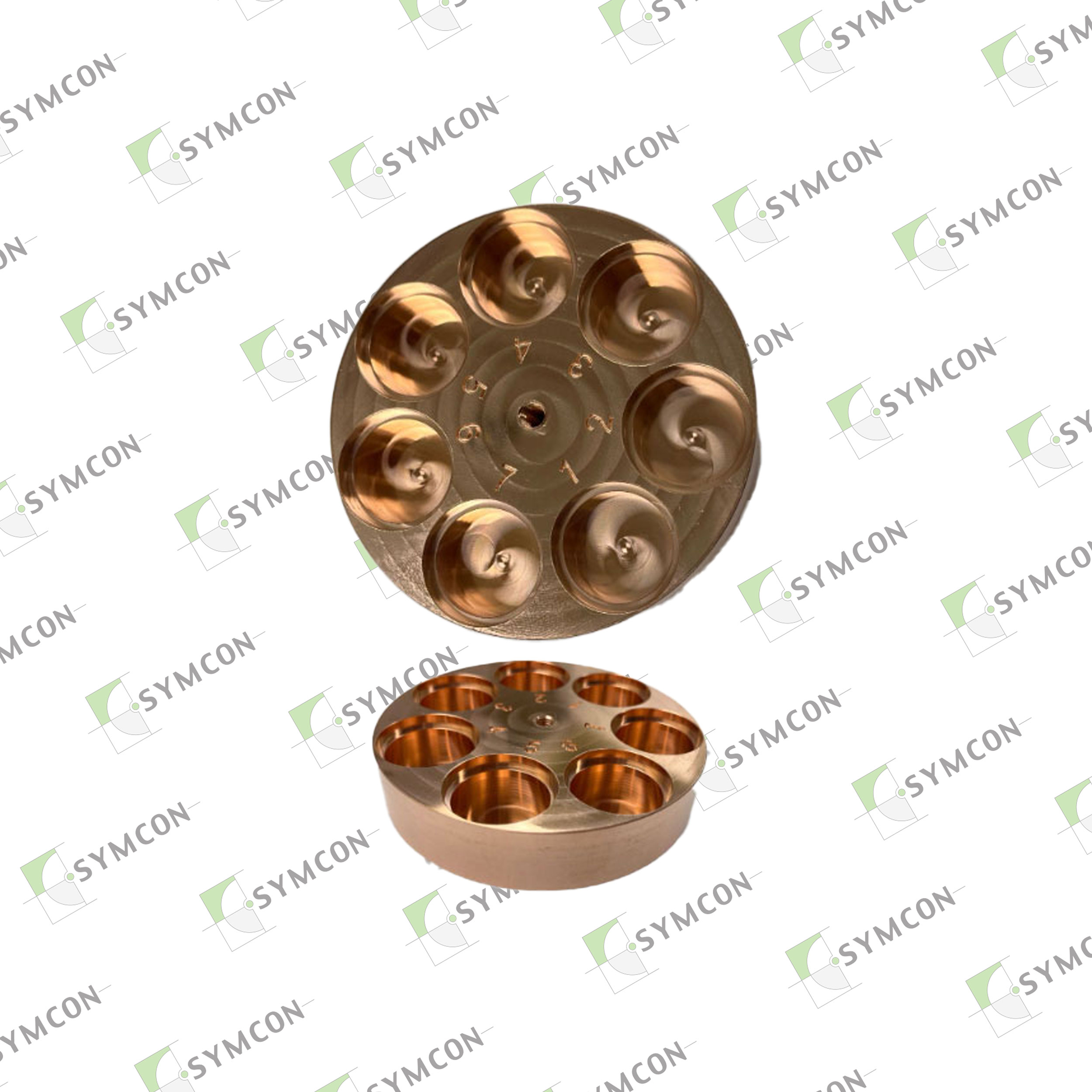 Copper 7 Pocket Crucible