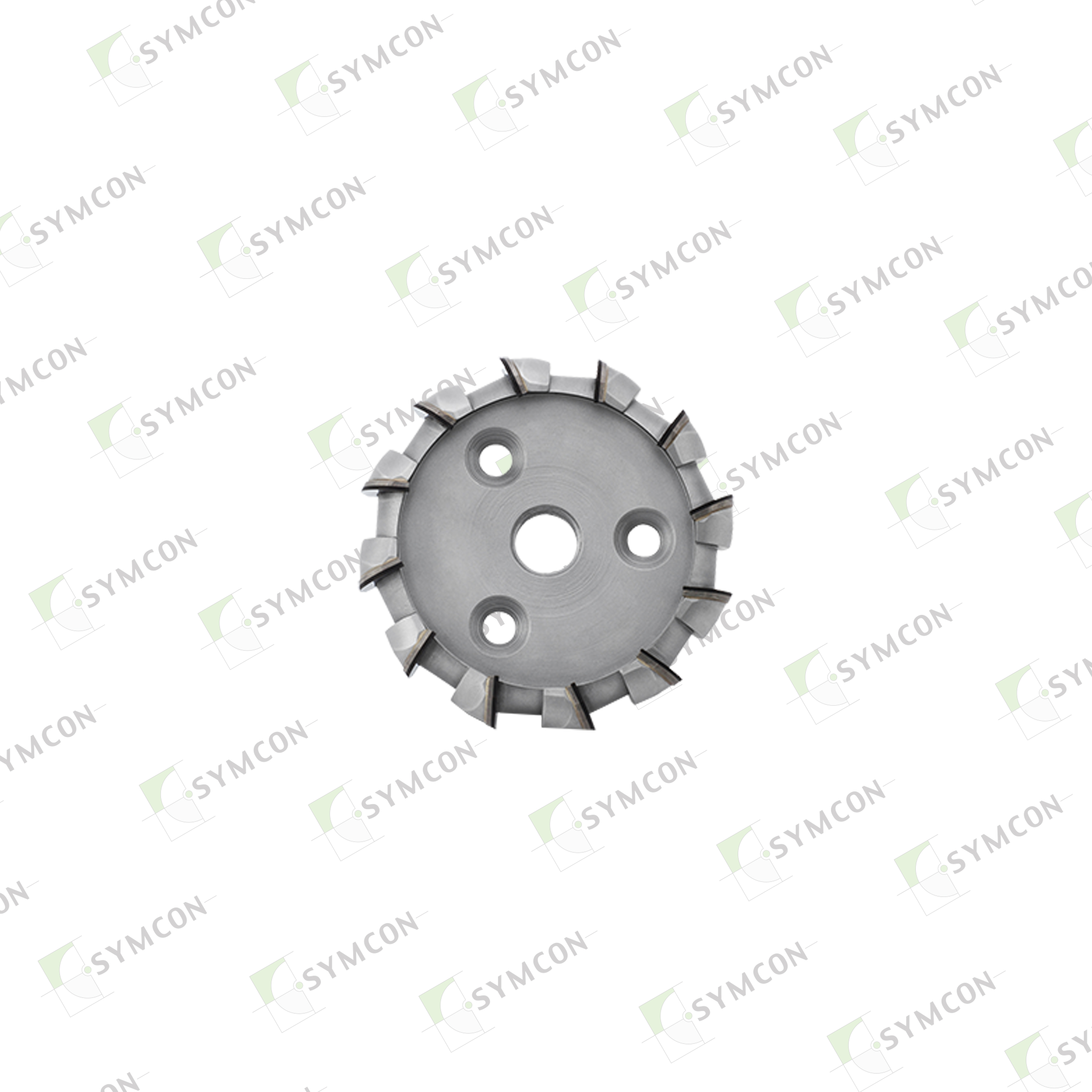 12-Tooth PCD Milling Tool, Clockwise